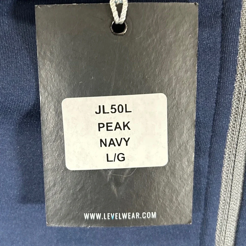 Levelwear Pepsi Employee Appreciation 2022 Navy Blue Quarter Zip Pullover Large